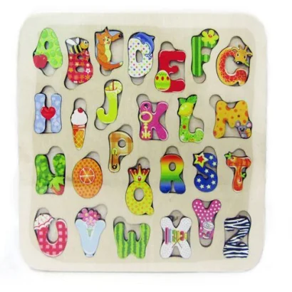 Дерев'яний пазл &quot;Англійський алфавіт&quot;