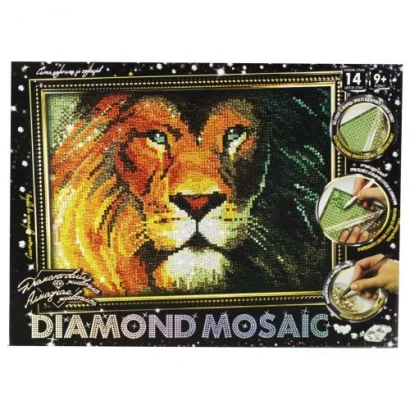Алмазна мозаїка &quot;DIAMOND MOSAIC. Лев&quot;