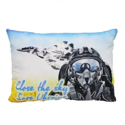 Подушка з принтом &quot;Привид Києва&quot;