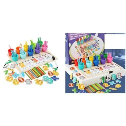 Деревʼяна дошка для навчання &quot;Математика&quot;