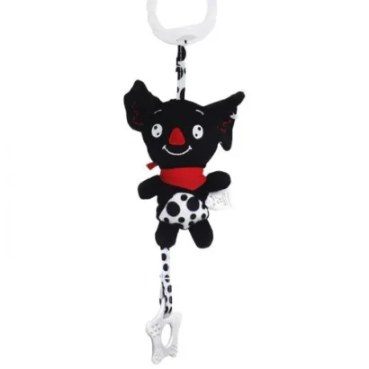 Мʼяка підвіска з дзвоником &quot;Коала&quot; (чорна)