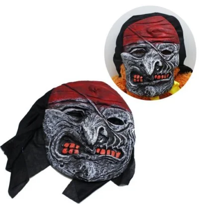 Маска гумова &quot;Зла відьма&quot; у косинці