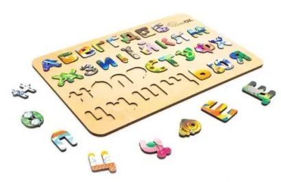 Деревʼяний сортер &quot;Абетка з Малюнками&quot; (укр)