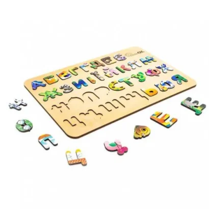 Деревʼяний сортер &quot;Абетка з Малюнками&quot; (укр)