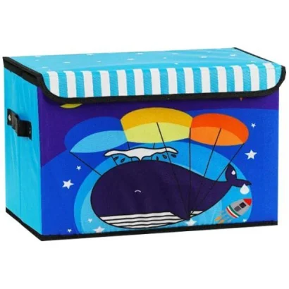 Кошик-пуфик для іграшок &quot;Кит&quot; (малий)