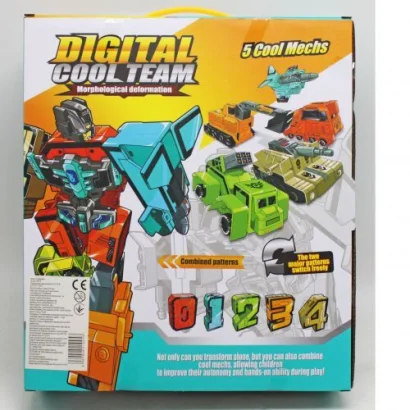 Трансформер &quot;Digital Cool Team&quot; цифри