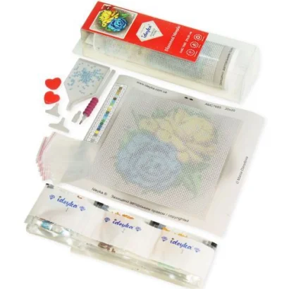 Алмазна мозаїка без підрамника &quot;Затишний палац&quot; 40х40 см