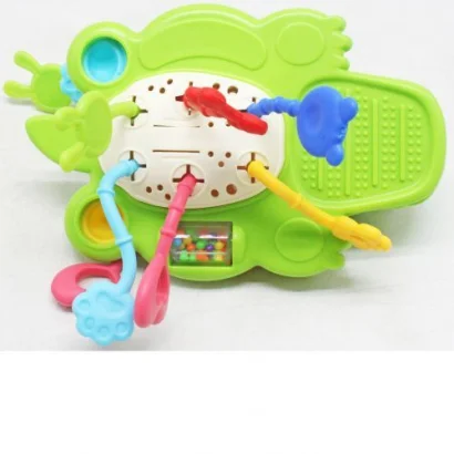 Брязкальце Монтессорі &quot;Крокодильчик&quot; (зелений)