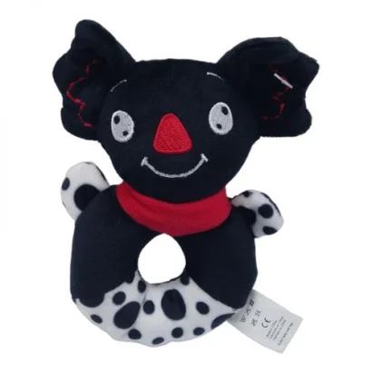 Мʼяке брязкальце-шурхотілка &quot;Коала&quot; (чорна)