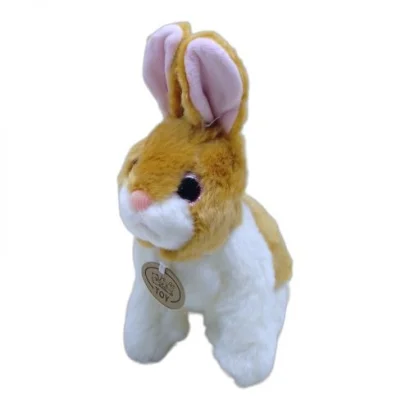 Мʼяка іграшка &quot;Зайчик-пухнастик&quot; (рудий)