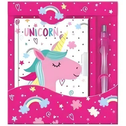 Набір із блокнотом на замочці &quot;Милий єдиноріг&quot;