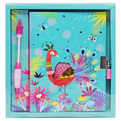 Набір з блокнотом на замочку &quot;Павич&quot;