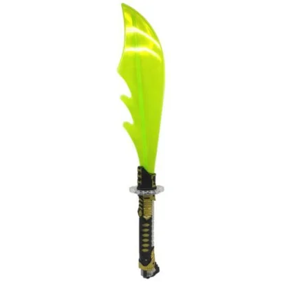 Меч зі світлом та звуком (золото + салатовий)