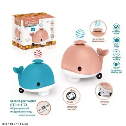 Іграшка музична &quot;Кит-фокусник&quot; (мікс)