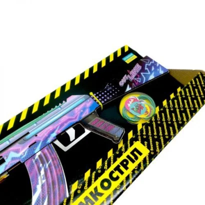 Деревʼяний ігровий набір &quot;Автомат гумкостріл: AK Digital&quot;