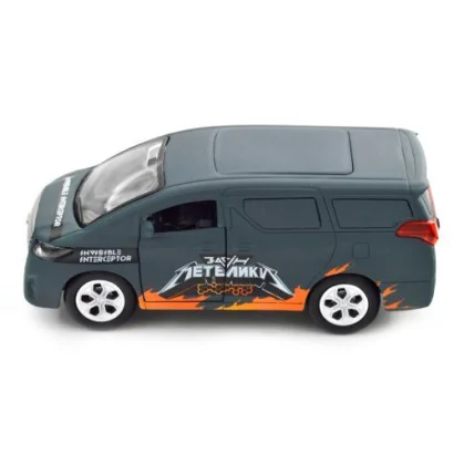 Машинка металева із серії &quot;Шеврони Героїв&quot; - Toyota Alphard - &quot;Загін метеликів&quot;