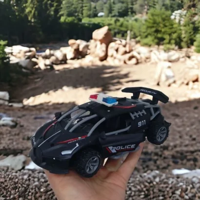 Машина на радіокеруванні &quot;Spray Vehicle&quot; 21 см, з димом (паром), чорна