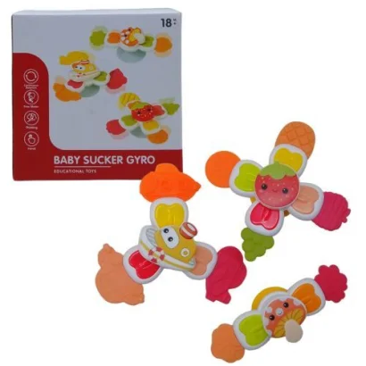 Набір розвиваючих іграшок &quot;Брязкальце-спінер: Каруселі&quot;, 3 шт