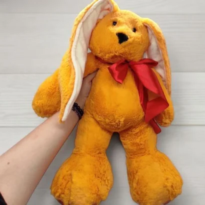 Зайка Карамелька (45 см.)