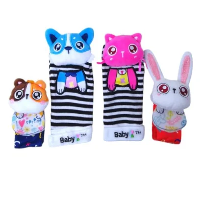 Брязкальце розвиваючі - шкарпетки і браслети &quot;Звірятка&quot;