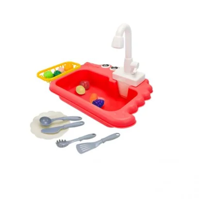 Ігровий набір &quot;Маленька господиня: Мийка&quot;, тече вода (рожевий)