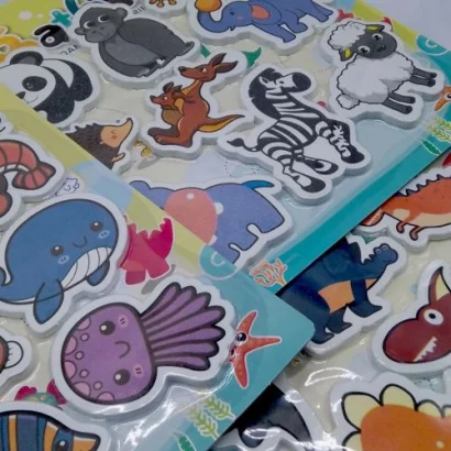 Набір для ванної &quot;Тварини&quot;, 9 фомових фігурок