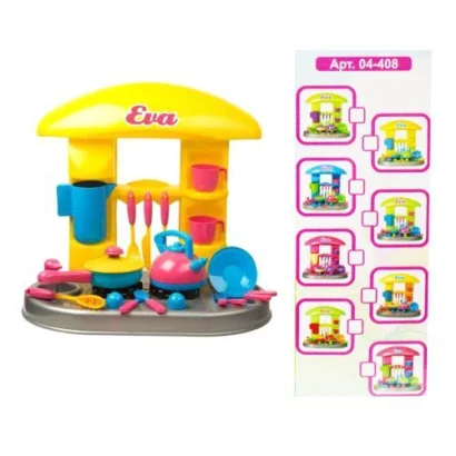 Набір &quot;Кухня з аксесуарами: Єва&quot; (сковорідка і чайник)