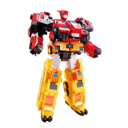 Ігровий набір з роботом-трансформером DINOSTER – РАПТОР ТРОН (2 машини, динозавр)