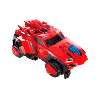 Ігровий набір з роботом-трансформером DINOSTER – РАПТОР ТРОН (2 машини, динозавр)