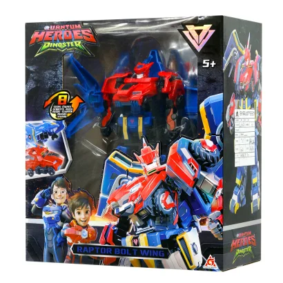 Ігровий набір з роботом-трансформером DINOSTER - РАПТОР БОЛТ ВІНГ (2 машини)