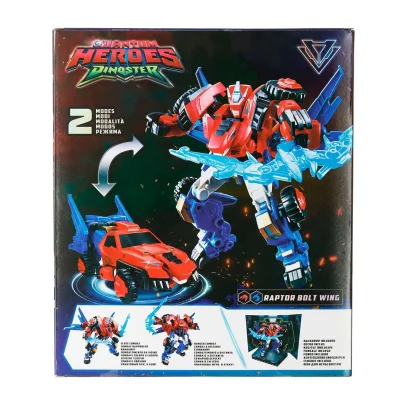 Робот-трансформер DINOSTER - РАПТОР БОЛТ ВІНГ (з аксес.)