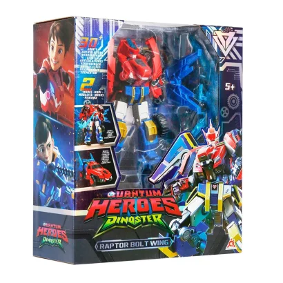 Робот-трансформер DINOSTER - РАПТОР БОЛТ ВІНГ (з аксес.)