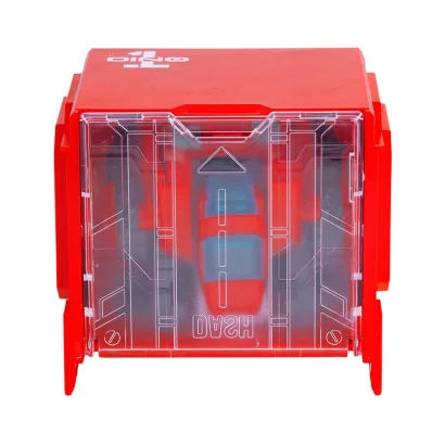 Динозавр-трансформер DINOSTER - ЧЕРВОНИЙ РАПТОР-БОТ (бокс для зберігання)