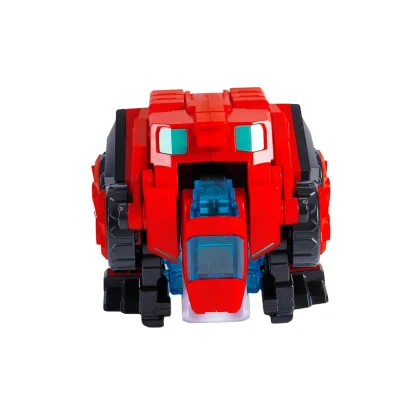 Динозавр-трансформер DINOSTER - ЧЕРВОНИЙ РАПТОР-БОТ (бокс для зберігання)