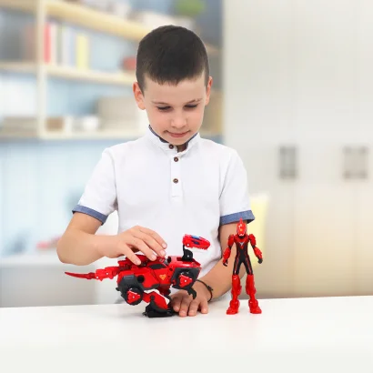 Ігровий набір з фігуркою DINOSTER – ЛУЧІО (фігурка, динозавр-трансформер)