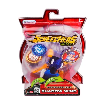 Машинка-трансформер SCREECHERS WILD! S2 L1 - ШЕДОУ ВІНД