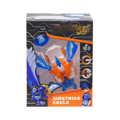 Машинка-трансформер SCREECHERS WILD! S4 L1 - ЕІРСТРАЙК ІГЛ