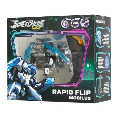 Ігровий набір SCREECHERS WILD! S5 L0.5 – МОБІЛУС (запускач, машинка-трансформер)