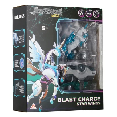 Ігровий набір SCREECHERS WILD! S5 L1 &ndash; СТАР ВІНГС (запускач-бластер, машинка-трансформер)
