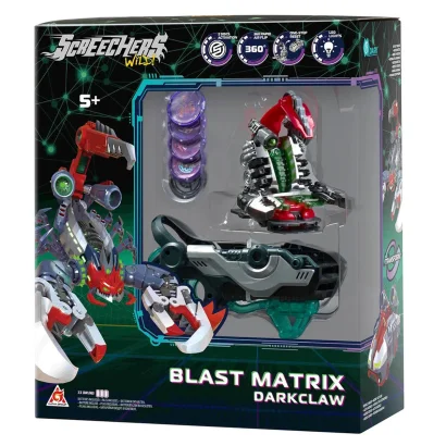 Ігровий набір SCREECHERS WILD! S5 L2 &ndash; ДАРККЛО (запускач-бластер, машинка-трансформер L2)