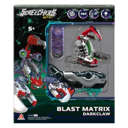 Ігровий набір SCREECHERS WILD! S5 L2 &ndash; ДАРККЛО (запускач-бластер, машинка-трансформер L2)