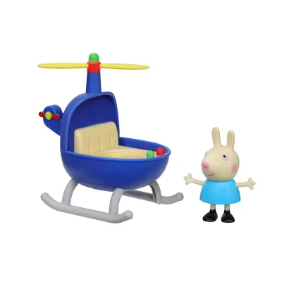 Ігровий набір Peppa - ГВИНТОКРИЛ РЕБЕККИ (гвинтокрил, фігурка Ребекки)
