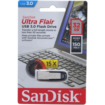 Флеш-накопичувач SanDisk USB 3.0 Ultra Flair 32Gb (150Mb/s)