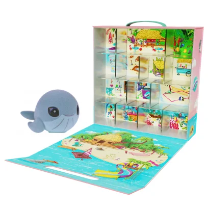 Ігровий колекційний набір FLOCKIES - ТРОПІЧНИЙ ОСТРІВ (будиночок, ексклюзивна фігурка)