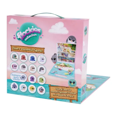 Ігровий колекційний набір FLOCKIES - ТРОПІЧНИЙ ОСТРІВ (будиночок, ексклюзивна фігурка)