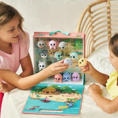 Ігровий колекційний набір FLOCKIES - ТРОПІЧНИЙ ОСТРІВ (будиночок, ексклюзивна фігурка)