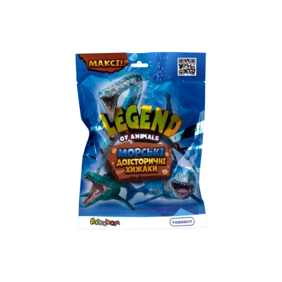 Стретч-іграшка у вигляді тварини серії LEGEND OF ANIMALS – МОРСЬКІ ДОІСТОРИЧНІ ХИЖАКИ (у диспл.)