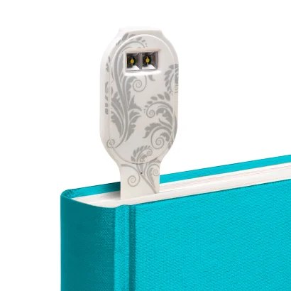 Закладка-ліхтарик FLEXILIGHT Rechargeable серії «Класика» - БІЛІ КВІТИ