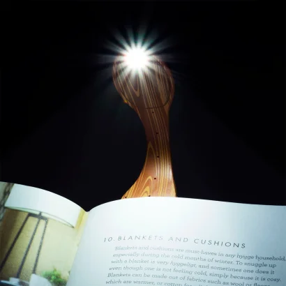 Закладка-ліхтарик FLEXILIGHT серії &laquo;Класика&raquo; - ДЕРЕВИНА