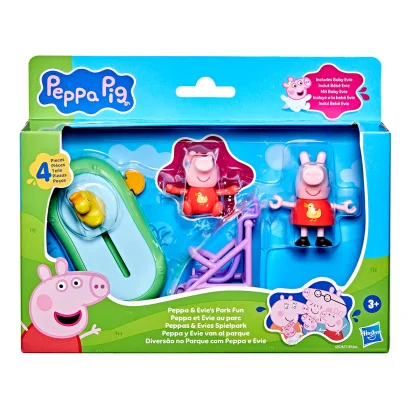 Ігровий набір PEPPA FIGURINES серії "Моменти з Пеппою" &ndash; СЕСТРИЧКИ НА ПРОГУЛЯНЦІ